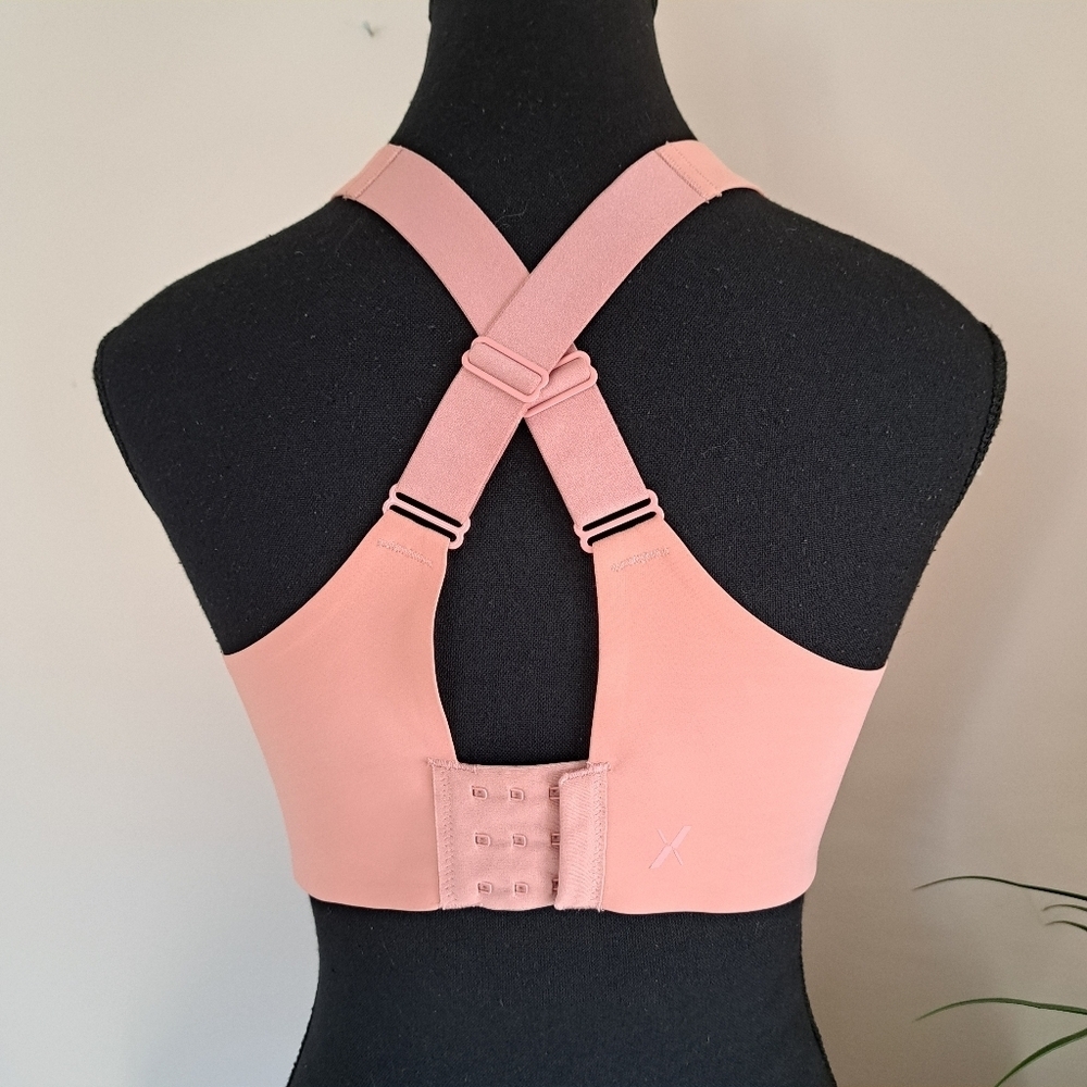 Knix Catalyst Bra Front Zip Pink Ginger Adjustable Size 2 36A - Picture 4 of 11
